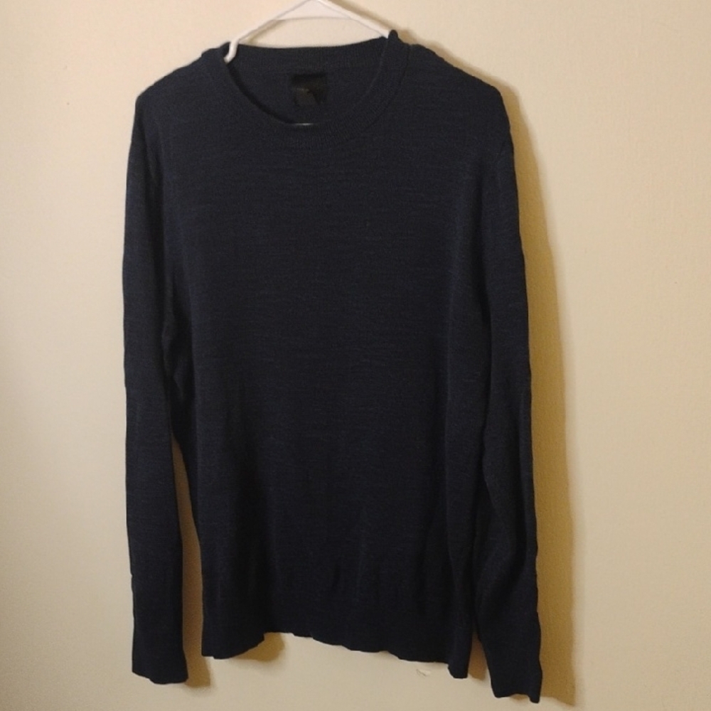 H&M Deep Blue Knit Top Size Medium - Picture 4 of 4